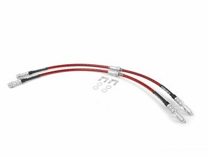 ES#1311 - ECS41037kt - Front Exact-Fit Stainless Steel Brake Lines - Front set of DOT-compliant lines for an improved pedal feel - ECS - Audi