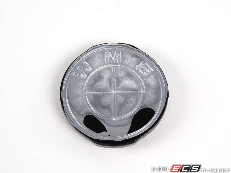 BMW Coprimozzo Centrale Volante Originale | Stemma Rotondo Con Logo | Ricambio Genuino 32331117279 | Diametro 46,4 Mm | Colore Bianco - 3