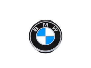 ES#53523 - 32331117279 - Steering Wheel Emblem / Roundel - Replace your missing or worn steering wheel roundel - Genuine BMW - BMW