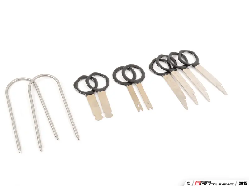 4-Piece Radio Removal Key Set For Porsche, VW, Audi, Mercedes, Ford | DIN Tool Kit 9 thumbnail image