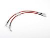 ES#5185 - ECSR32BLK - Exact-Fit Stainless Steel Brake Lines - Kit - Set of four lines does all the rubber hoses on car. Includes new OEM spring retaining clips. - ECS - Volkswagen