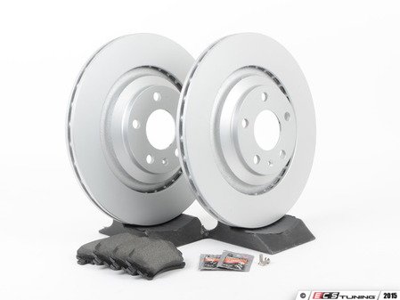 ES#2631411 - 4F0615601FKT4 - Rear Brake Service Kit - Featuring Meyle rotors and ECS DD23 "Daily Driver" ceramic pads. - Assembled By ECS - Audi