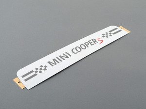 ES#2145250 - 51779800668 - Door Sill " Cooper S " - Front Right - Replace that scratch or damaged door sill - Genuine MINI - MINI