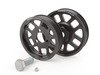 ES#2837 - VR612VPSKIT MK3 - ECS Lightweight Pulley Kit - Black - Includes lightweight crank & power steering pulleys, new key way & OEM crank bolt - ECS - Volkswagen
