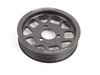 ES#2837 - VR612VPSKIT MK3 - ECS Lightweight Pulley Kit - Black - Includes lightweight crank & power steering pulleys, new key way & OEM crank bolt - ECS - Volkswagen