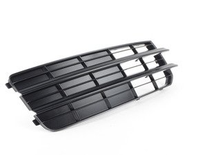 ES#2107382 - 4G88076829B9 - Front Bumper Grille - Satin Black - Right - Clean up your exterior - Genuine Volkswagen Audi - Audi