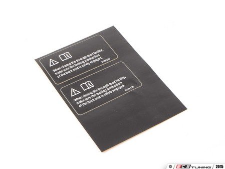 ES#184994 - 71218248226 - LABEL - Genuine BMW - BMW MINI