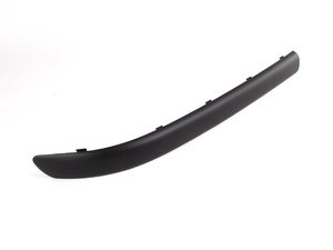 ES#74397 - 51117030608 - Front bumper rub strip - right  - Black rubber bumper rub strip - Genuine BMW - BMW