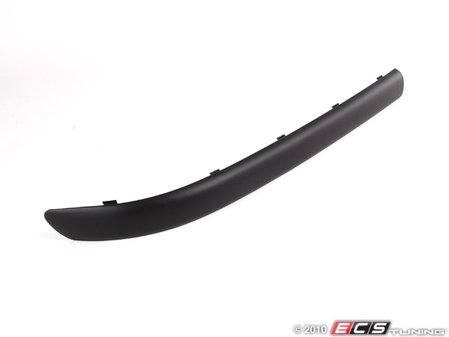 ES#74397 - 51117030608 - Front bumper rub strip - right  - Black rubber bumper rub strip - Genuine BMW - BMW