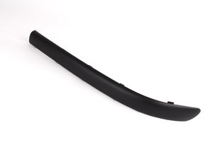 ES#74396 - 51117030607 - Front bumper rub strip - left - Black rubber bumper rub strip - Genuine BMW - BMW