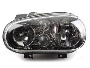ES#258907 - 1J1941017N - European 25th Anniversary Headlight - Left - (NO LONGER AVAILABLE) - With fog light, with clear turn signal lens and blackened bulb housing - Genuine Volkswagen Audi - 