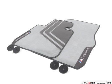 ES#2817880 - 51472407299 - M Performance Floor Mats - Front - Textile floor mats with M Performance logo - Genuine BMW M Performance - BMW