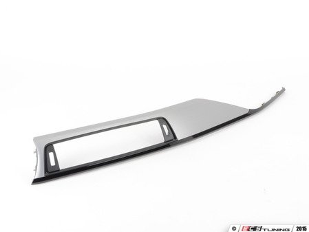 ES#2542898 - 51459231217 - Dash board trim - right  - Aluminum/Black - Genuine BMW - BMW