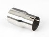 ES#3543 - 65126 - Stainless Steel Exhaust Sleeve Adapter - 2.5" I.D. Mm To 3" I.D. - (NO LONGER AVAILABLE) - Used to connect a 3" pipe to a 2.5" - ECS - 