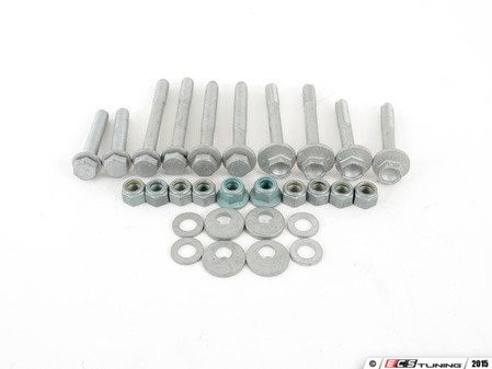 ES#2712687 - N10602202KT1 - Complete Rear Control Arm Hardware Kit - Includes all of the rear control arm securing hardware - Genuine Volkswagen Audi - Audi