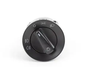 Standard European Headlight Switch - Black