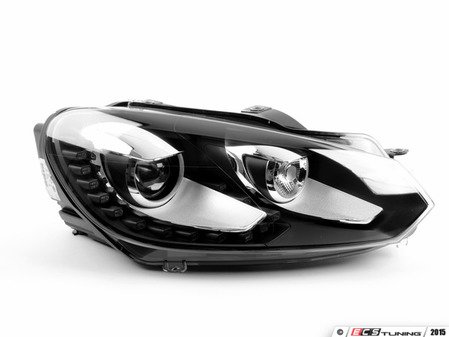 ES#2224808 - 5K0941754C - Xenon Headlight Assembly - Right - With LED Daytime Running Lights - Genuine Volkswagen Audi - Volkswagen
