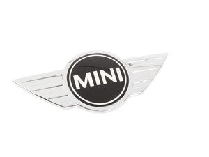 ES#2721209 - 51147316703 - Hood Emblem - Replace that faded or damaged chrome with new - Genuine MINI - MINI