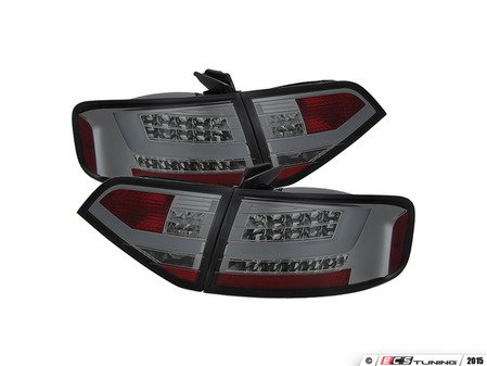 ES#2842112 - YDAA409LEDSM - LED Tail Light Set - Smoked - Upgrade your exterior looks - Spyder - Audi