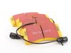 ES#520833 - DP41327R - Front YellowStuff Performance Brake Pad Set - A race quailty pad that can be used at the track and back home, includes wear sensors - EBC - Audi