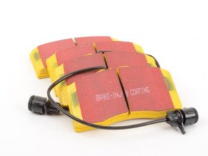 ES#520833 - DP41327R - Front YellowStuff Performance Brake Pad Set - A race quailty pad that can be used at the track and back home, includes wear sensors - EBC - Audi