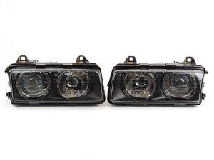 ES#2808130 - 4441110PLDEN - European Projector Headlight Set - Euro-Style nippled glass - (NO LONGER AVAILABLE) - ZKW style ECE lighting, vastly improve your lighting performance. - Depo - 