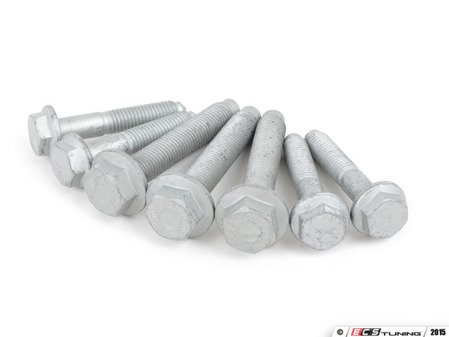 ES#2602598 - 1K0199555RKT3 - Transmission Mount Hardware Kit - Includes all necessary stretch bolts that must be replaced whenever your mounts are serviced - Assembled By ECS - Audi Volkswagen