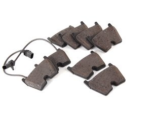 ES#11124 - 8E0698151Q - Front Brake Pad Set - Includes sensors - Genuine Volkswagen Audi - Audi