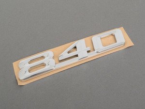 ES#79398 - 51148152860 - EMBLEM ADHERED REAR - Genuine BMW - BMW
