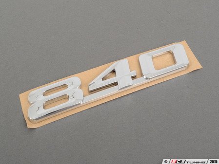 ES#79398 - 51148152860 - EMBLEM ADHERED REAR - Genuine BMW - BMW