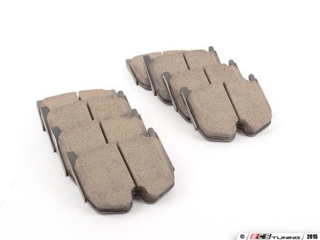 ES#3161632 - EUR983 - Front Euro Ceramic Brake Pad Set - Ceramic composite developed to meet low dust & noise requirements. Does not include brake pad wear sensors. - Akebono - Mercedes Benz
