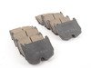 ES#3161632 - EUR983 - Front Euro Ceramic Brake Pad Set - Ceramic composite developed to meet low dust & noise requirements. Does not include brake pad wear sensors. - Akebono - Mercedes Benz