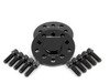 ES#2855469 - ecs10155kKT2 - ECS Wheel Spacer & Bolt Kit - 10mm With Black Ball Seat Bolts - Includes everything you need to install spacers on two wheels - ECS - Audi Volkswagen