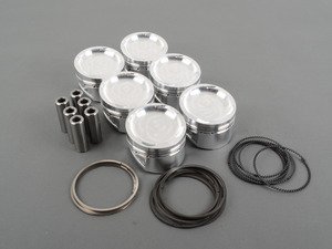 ES#2855409 - JE24VVR6R3241 - JE Performance Forged Piston Set - Includes rings, wire locks, and wrist pins 84.5mm/ 8:5:1CR, No Coating, Standard Wrist Pin - JE Piston - Volkswagen Porsche