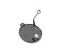 ES#2683933 - 51129808961 - Tow Hook Flap Left - Rear bumper  - Mounts to the bumper and covers the tow hitch mount, primed and ready to paint - Genuine MINI - MINI