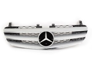 ES#1808563 - 25188003839776 - Radiator Grille assembly - Located on the front of the hood - Genuine Mercedes Benz - Mercedes Benz