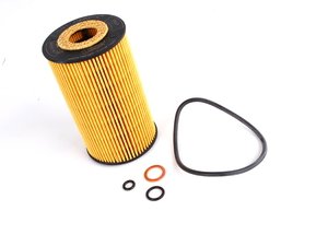 ES#11649 - 11421716192 - Oil Filter - Priced Each - Fits engines with plastic oil filter housing - Mahle - BMW