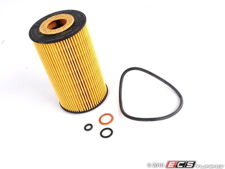 ES#11649 - 11421716192 - Oil Filter - Priced Each - Fits engines with plastic oil filter housing - Mahle - BMW