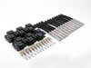ES#2777640 - 0041595003KT8 - Ignition Service Kit - With Coil Packs - Includes Six (6) Bosch Coil Packs, Twelve (12) Bosch Spark Plugs and Twelve (12) Prenco Ignition Coil Wires - Assembled By ECS - Mercedes Benz