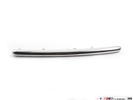 ES#76354 - 51127127971 - Chrome Bumper Trim - Left - Priced Each - For models with chrome line exterior - Genuine MINI - MINI