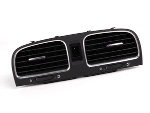 ES#1598999 - 5K0819728NVAL - Front Air Vent - Black With Chrome Trim - Replace that worn down vent - Genuine Volkswagen Audi - Volkswagen