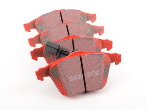 ES#520366 - DP31495C -  Front RedStuff Performance Brake Pad Set - High performance street pad featuring Kevlar technology, includes wear sensors - EBC - Audi