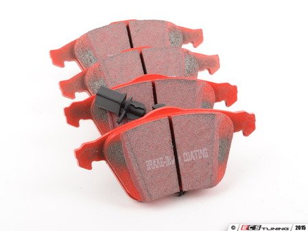 ES#520366 - DP31495C -  Front RedStuff Performance Brake Pad Set - High performance street pad featuring Kevlar technology, includes wear sensors - EBC - Audi