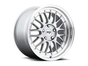 ES#2863529 - m09418951120KT - 18" Projekt - Square Set Of Four - (NO LONGER AVAILABLE) - 18x9.5 ET20 74.1 CB silver face with machined lip - Niche Wheels - 