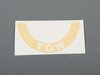 ES#2839760 - E33YELLOW - Tow Sticker Pair - Yellow - Replacement tow stickers for you Rennline folding tow hook - Rennline - Audi BMW Volkswagen MINI Porsche