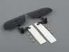 ES#2839595 - DH20BLKWHT - RS Style Door Pull Set - White - Give your interior the racing feel of the Porsche RS models, sold as a pair - Rennline - Volkswagen