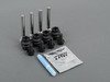ES#2836691 - ST1160KT - Rear Guide Pin Boot Kit - With Hardware - Includes guide pins, bolts, and boots, services both sides - Assembled By ECS - Audi Volkswagen