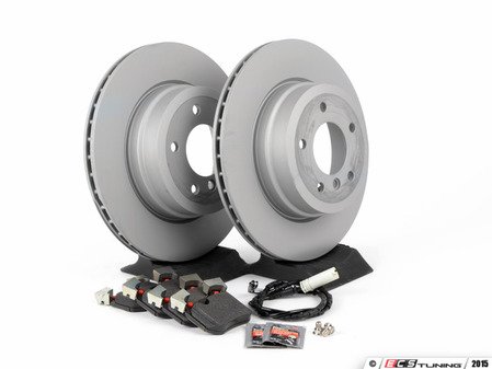 ES#2713377 - 34116778647KT4 - Rear Brake Service Kit - Featuring Zimmermann rotors and ECS DD23 "Daily Driver" ceramic pads. - Assembled By ECS - BMW