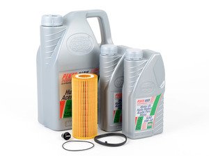 ES#1885265 - C6A6BKH5-40MD - Oil Service Kit - With ECS Magnetic Drain Plug - Includes OE oil filter, magnetic drain plug/washer, and 7 liters of Pentosin 5w-40 - Assembled By ECS - Audi