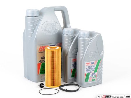 ES#1885265 - C6A6BKH5-40MD - Oil Service Kit - With ECS Magnetic Drain Plug - Includes OE oil filter, magnetic drain plug/washer, and 7 liters of Pentosin 5w-40 - Assembled By ECS - Audi